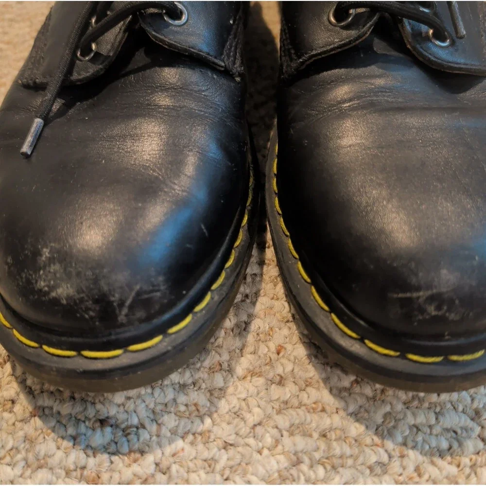 Dr. Doc Martens 8053 Leather Oxford Shoes Mens Black 12 Lace Up
